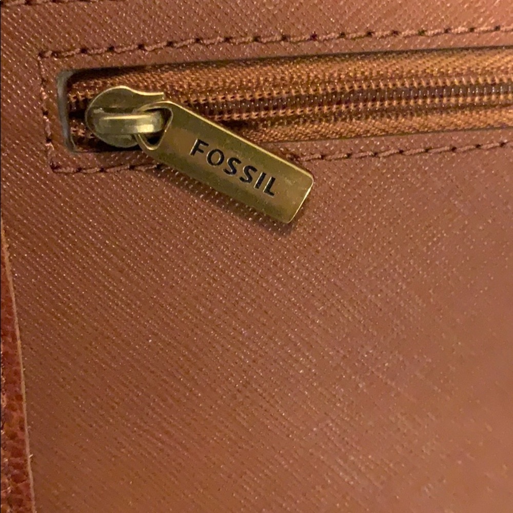 Brown Fossil Satchel - image 4